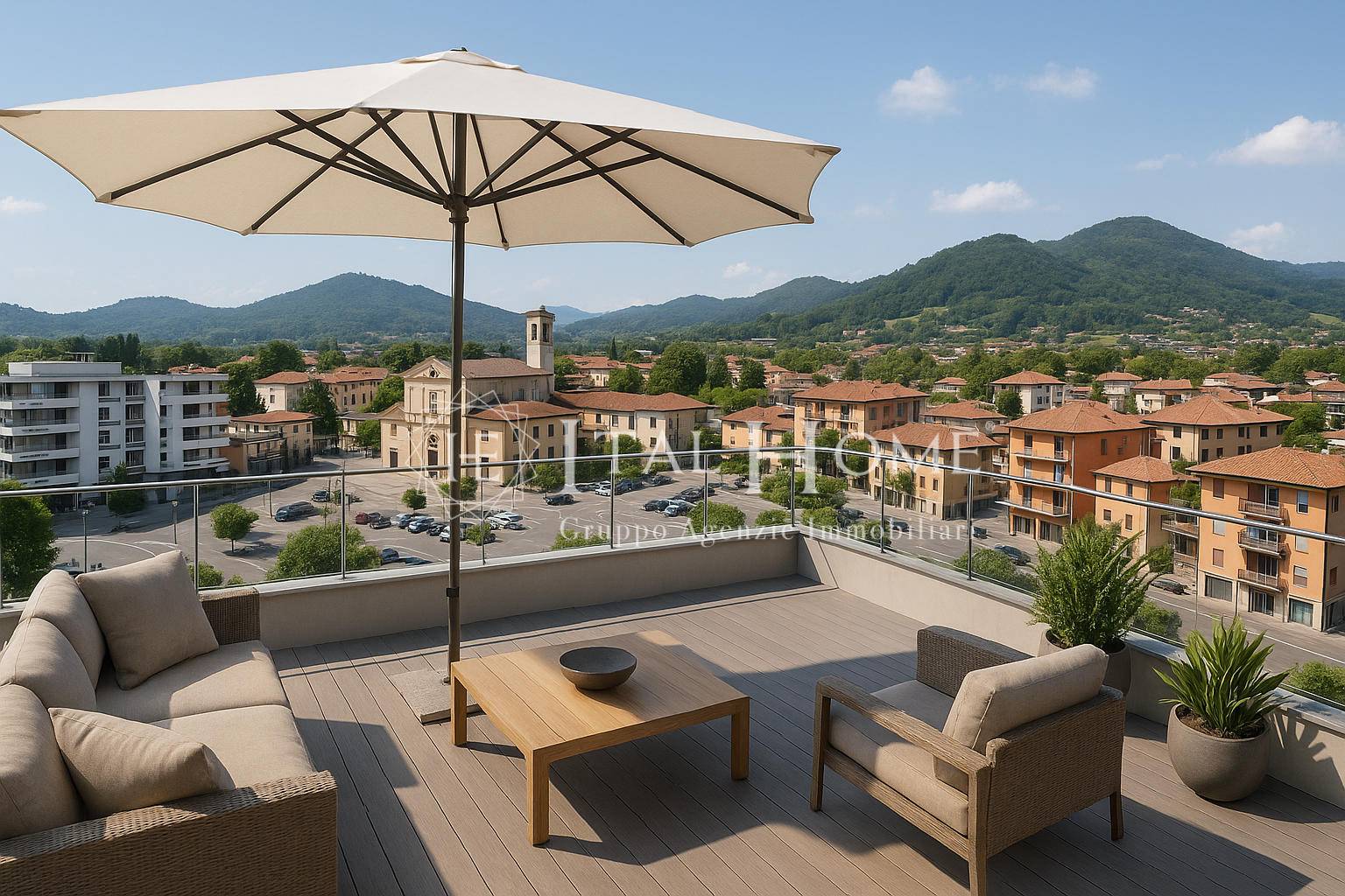 Attico a Torre Boldone