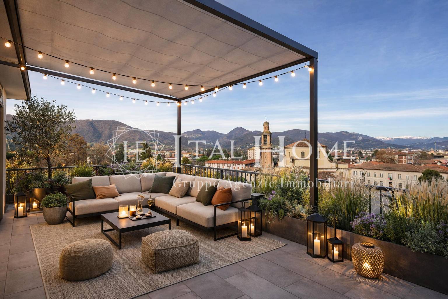 Attico a Torre Boldone