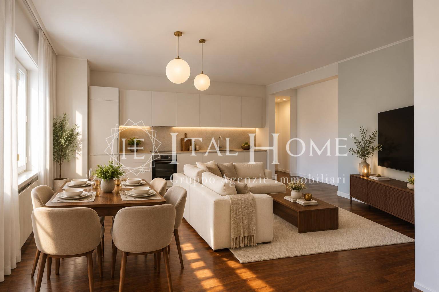 BERGAMO - BORGO S. CATERINA VENDESI PIANO ALTO, BILOCALE CON BALCONATA VISTA CITTA' ALTA - TUTTO NUOVO, PRONTO DA VIVERE AD € 149.000