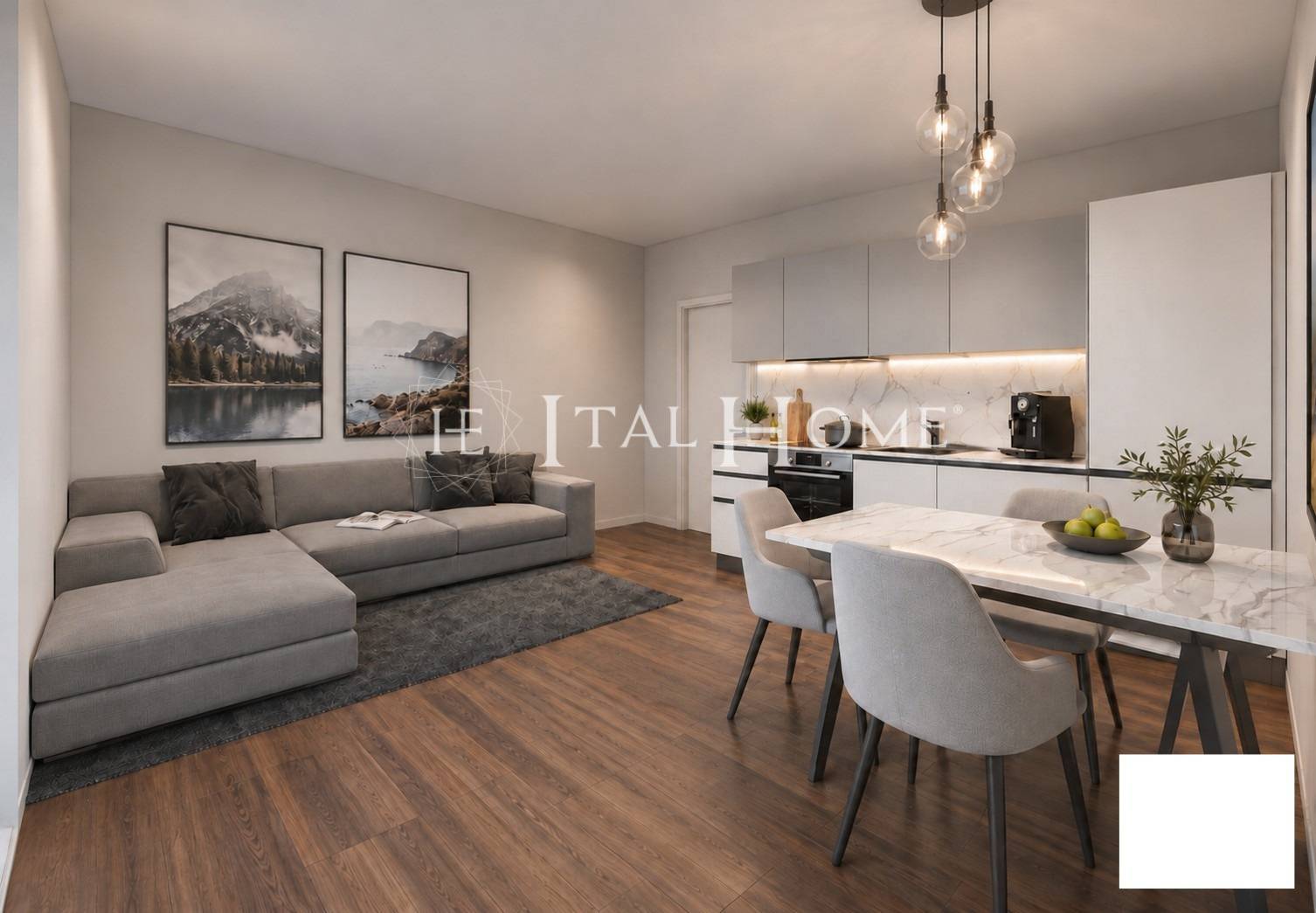 TORRE BOLDONE – ATTICO ESCLUSIVO, RISTRUTTURATO A NUOVO, ARREDATO con TERRAZZO PANORAMICO